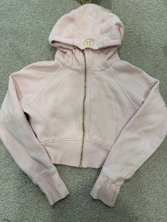 lululemon athletica Tops - lululemon athletica Light Pink Full-Zip Hooded Sweatshirt